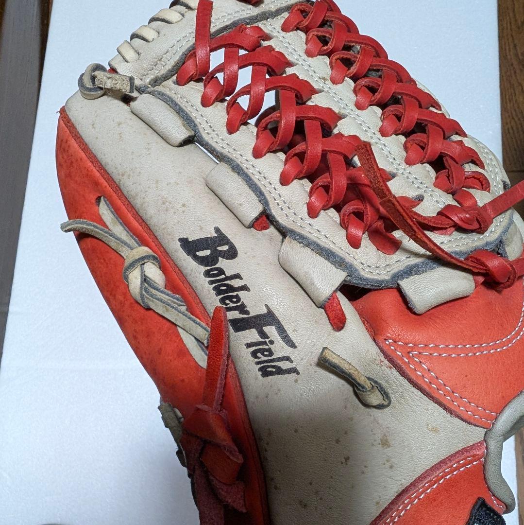 【美品: 左用】Rawlings ボルダーフィールド 一般軟式グローブ