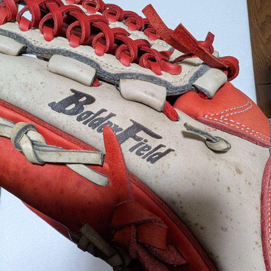 【美品: 左用】Rawlings ボルダーフィールド 一般軟式グローブ