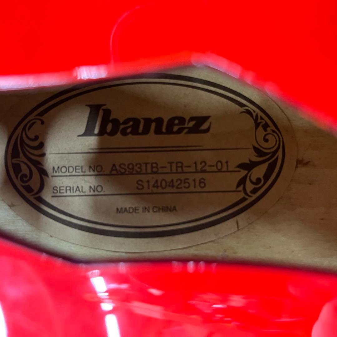 【11668】Ibanez AS93TB-TR-12-01 セミアコ レッド