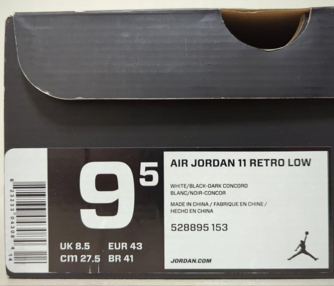 シューズ(男性用) AIR JORDAN11 RETRO LOW CONCORD 528895153
