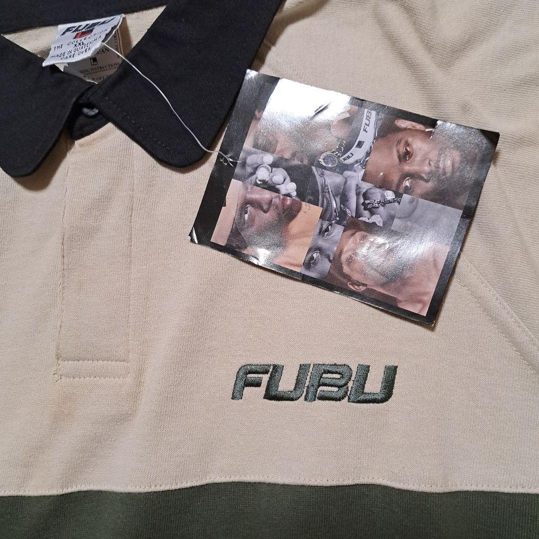 FUBU 90s ヴィンテージビックラガーポロシャツ(XXL)