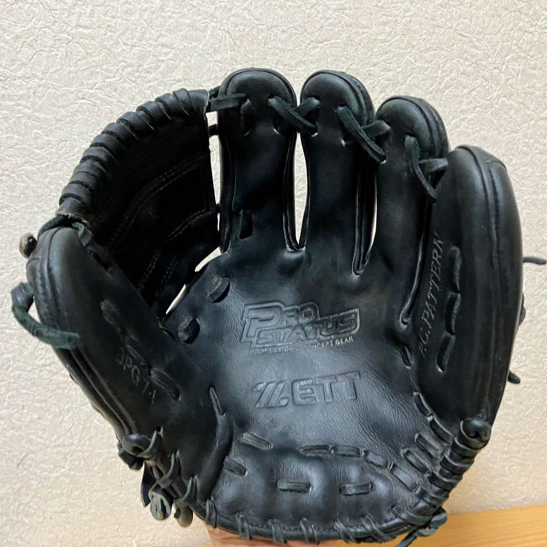 ★ZETT プロステイタス 内野手用 硬式グローブ BPG74 佐藤印 日本製
