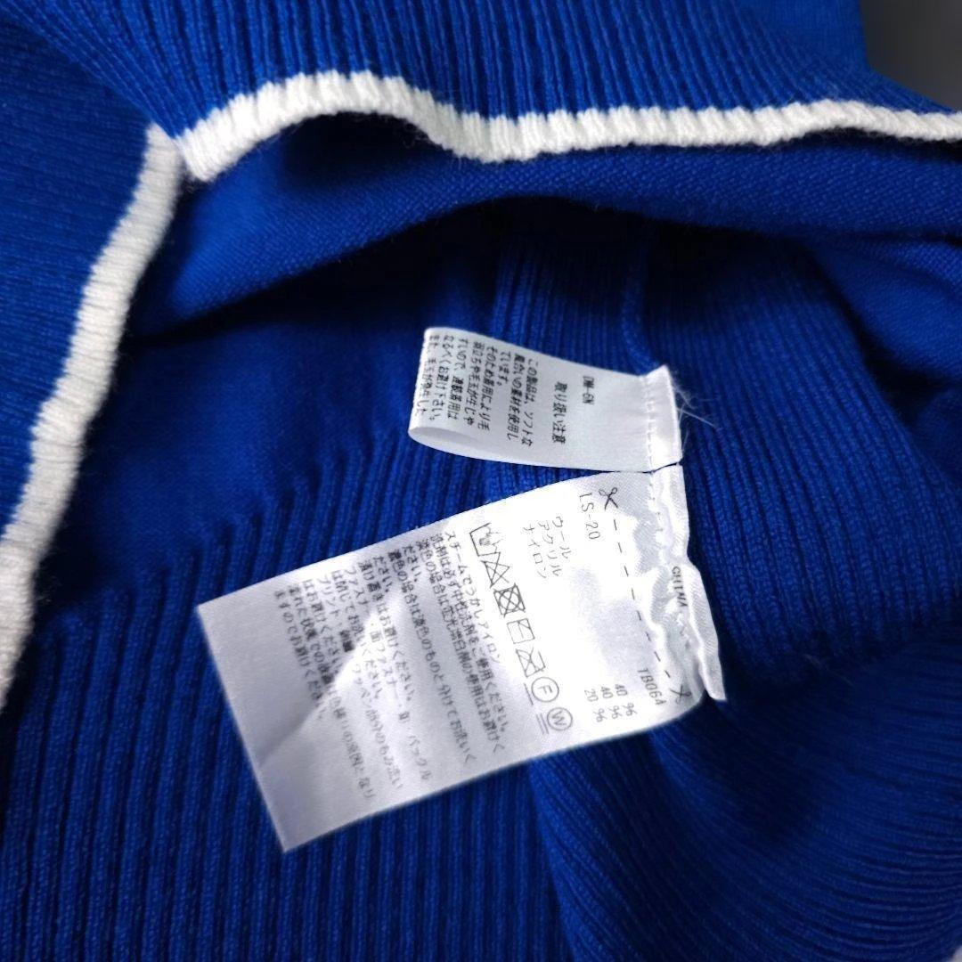 2着セット レーディス　テーラーメイド ゴルフニットセーター M 総柄 白 青