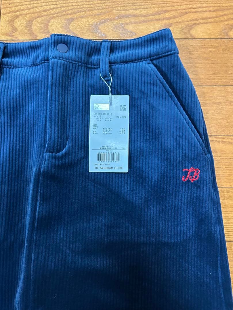 ジャックバニー　ネイビー コーデュロイスカート 新品未使用　サイズM