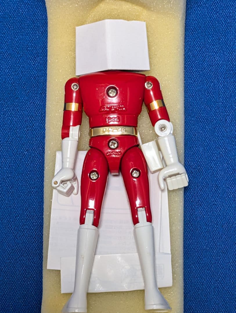 【未使用】電撃戦隊チェンジマン　超合金　チェンジレッド　デッドストック　当時物