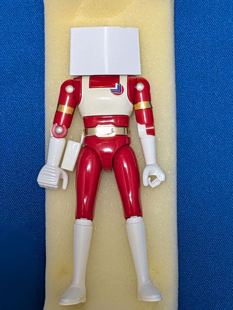 【未使用】電撃戦隊チェンジマン　超合金　チェンジレッド　デッドストック　当時物