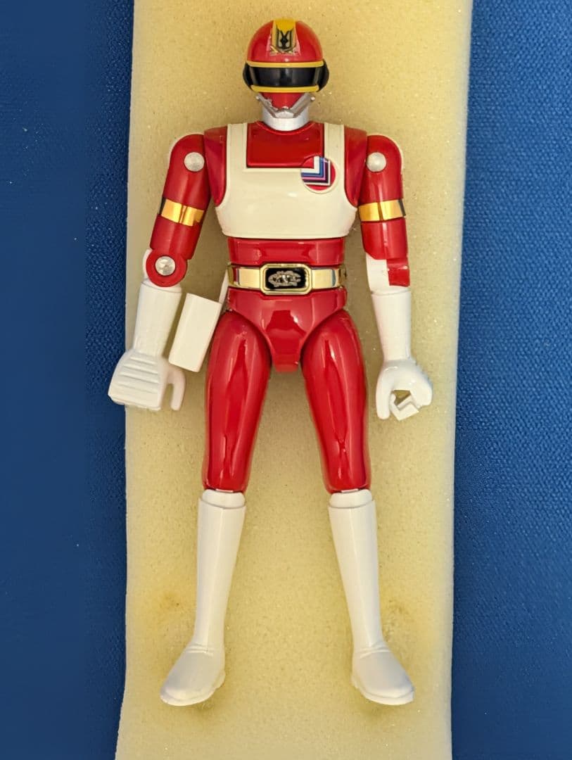 【未使用】電撃戦隊チェンジマン　超合金　チェンジレッド　デッドストック　当時物