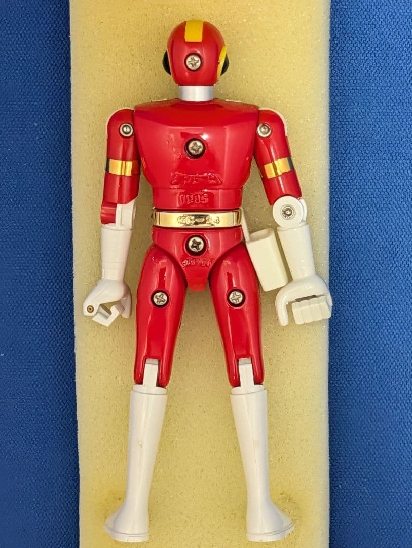 【未使用】電撃戦隊チェンジマン　超合金　チェンジレッド　デッドストック　当時物