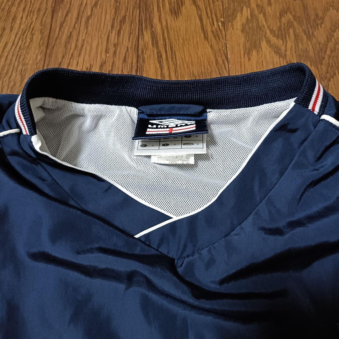 【人気】90s UMBRO イングランド代表 プルオーバー ナイロン 刺繍ロゴ