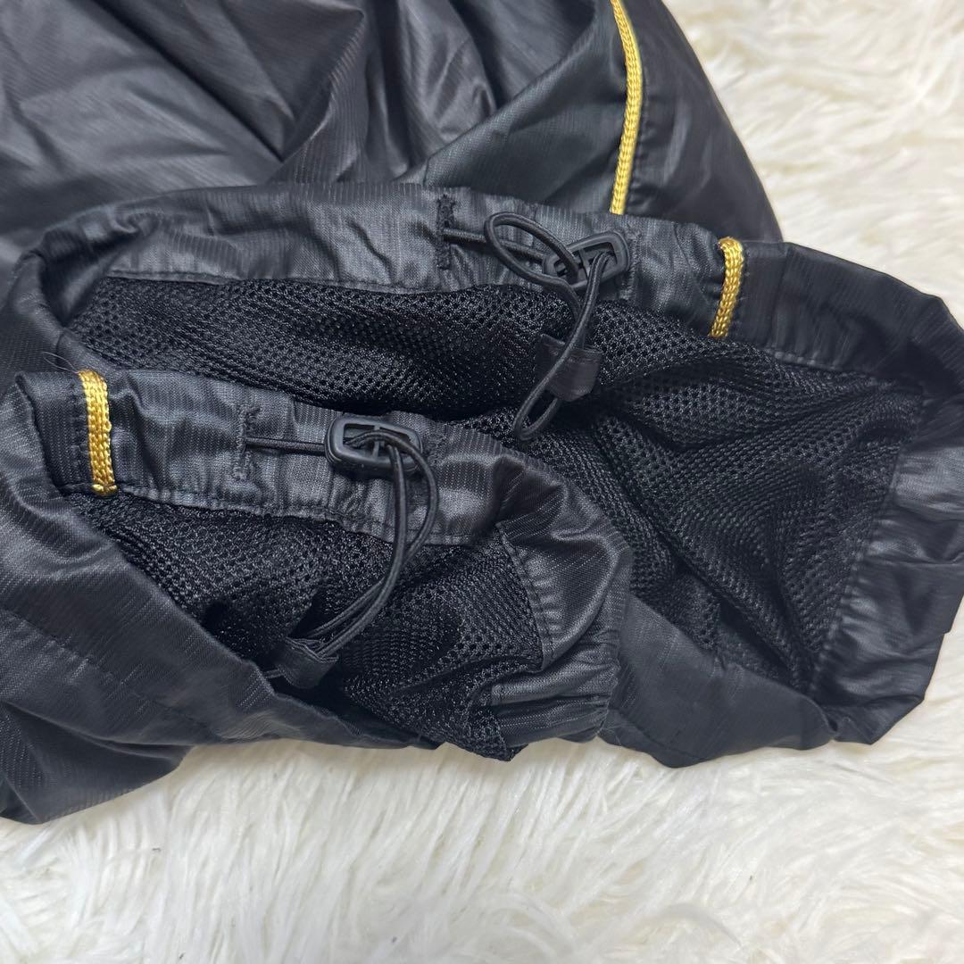 NIKE ナイキ ナイロンパンツ ブラック ゴールド XL