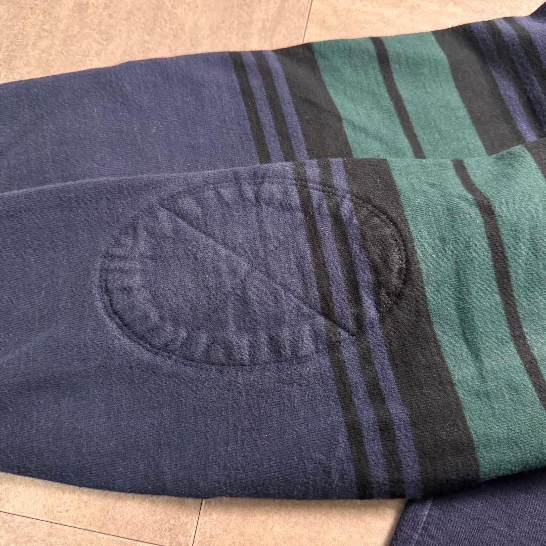 【90's】J.CREW エジプト製　ハーフボタン　ラガーシャツ　マルチカラー