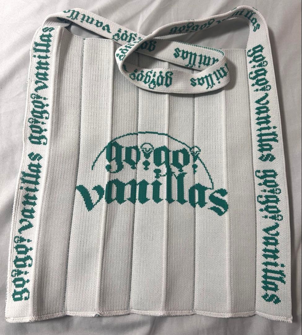 【美品】go!go!vanillas ロゴニットバッグ