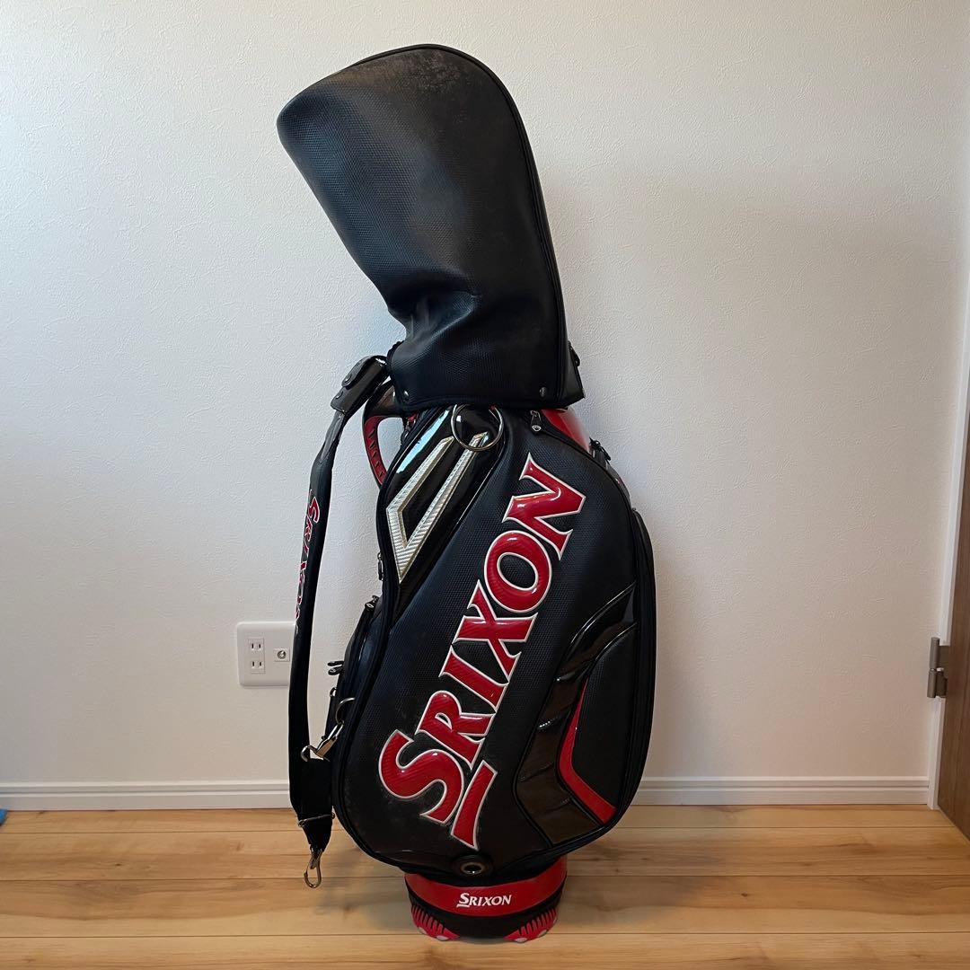 Srixon キャディバッグ 黒 赤
