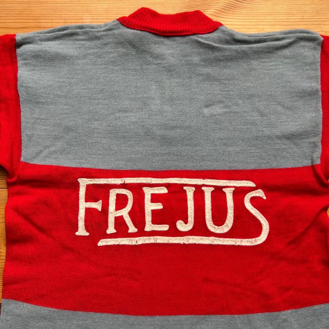 70s 80s イタリア製 FREJUS ヴィンテージウールサイクルジャージ