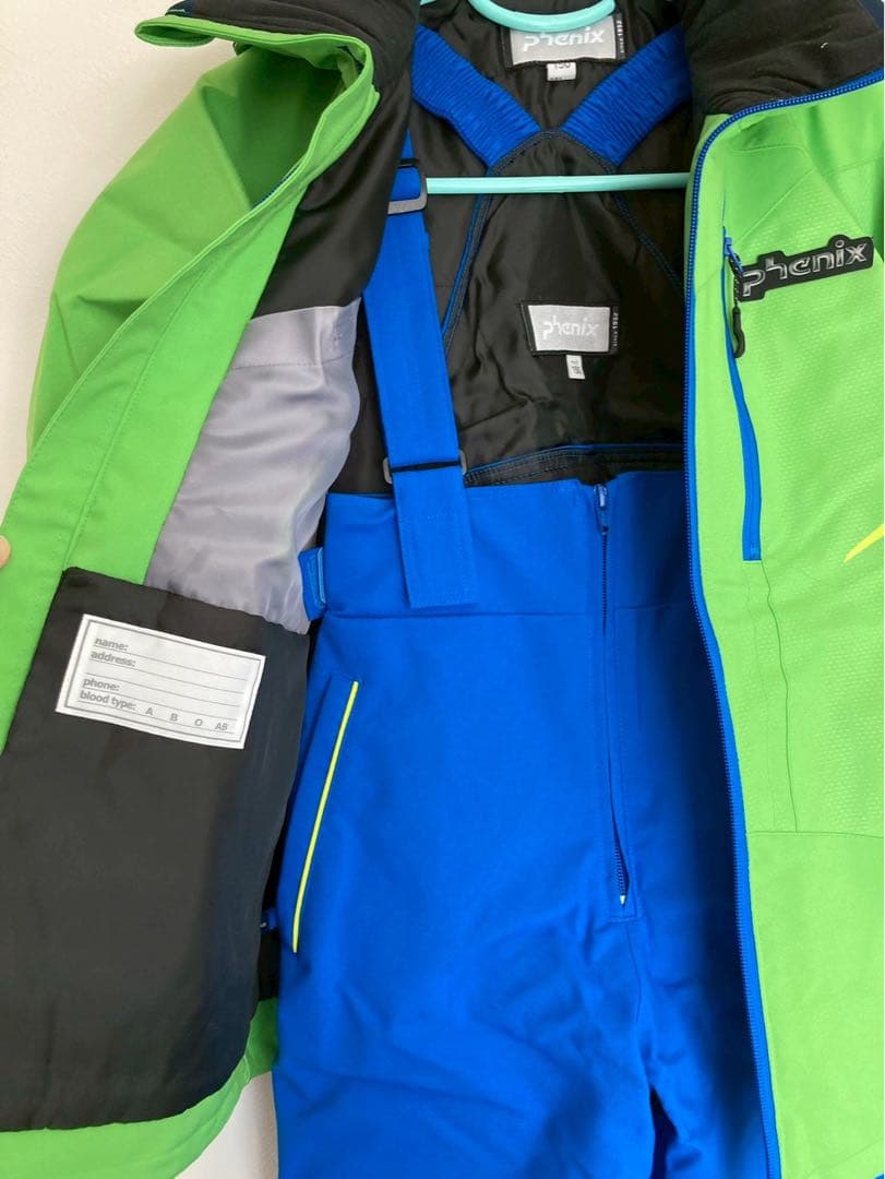 Phenix 子ども用　スキーウェアセット　防水加工済み