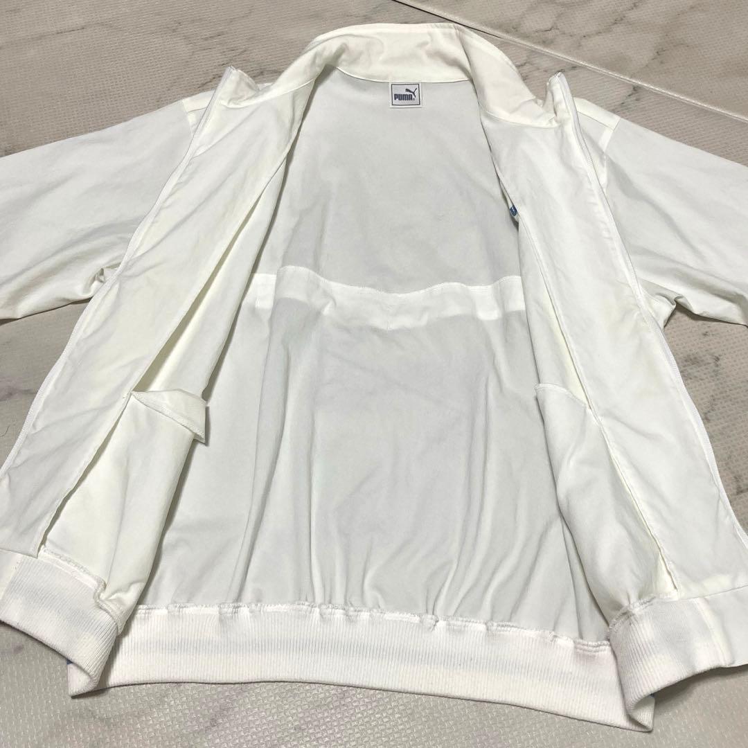 【美品】PUMAヒットユニオン トラックジャケットジャージ上下 L 白 90s
