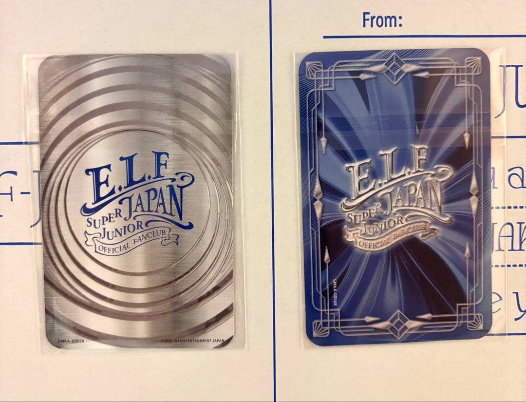 superjunior ELF イェソン　2026年会報特典トレカ
