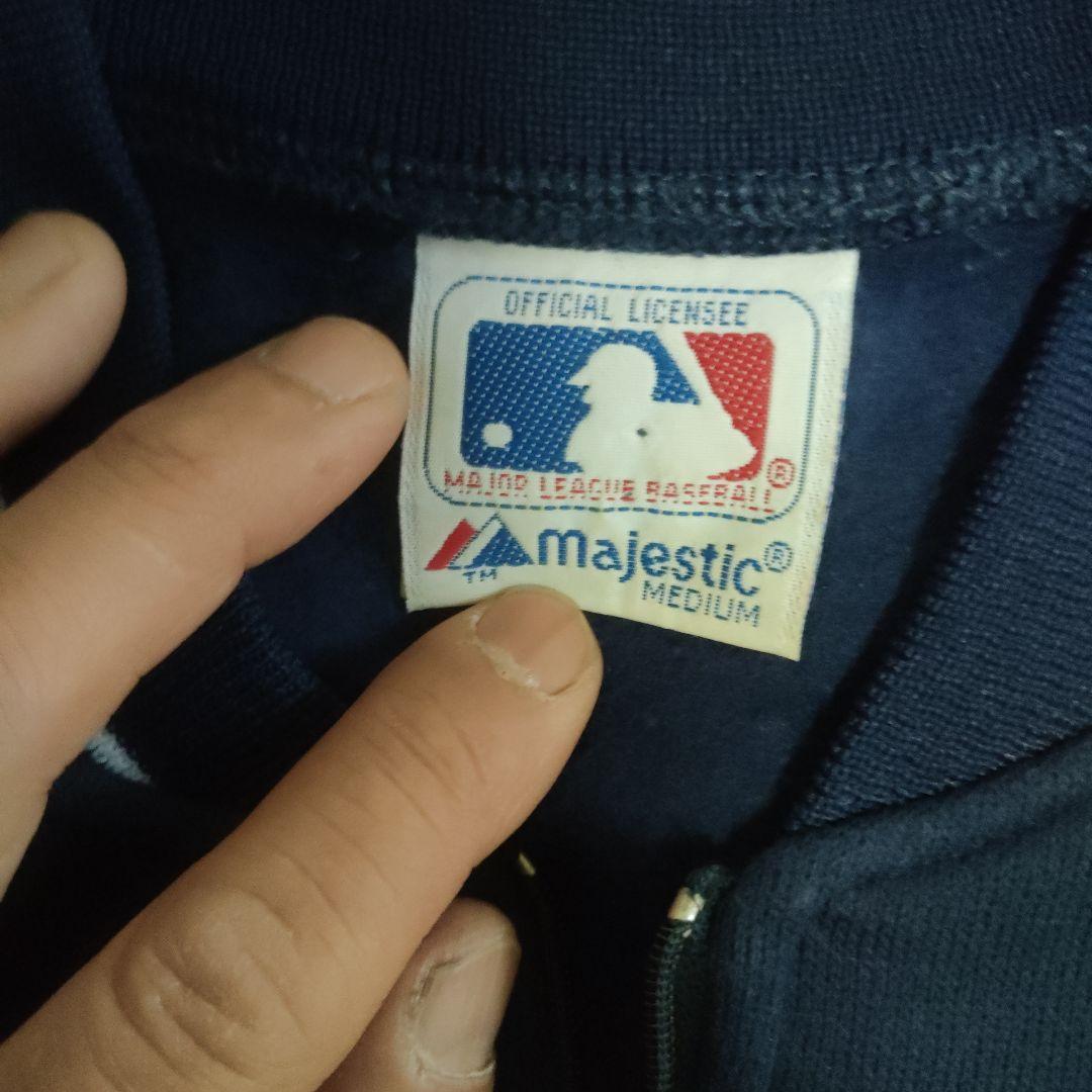 激レア90s USA製 ニューヨークヤンキース Majestic ジップアップ