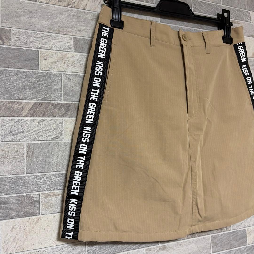 キスオンザグリーン ブルゾン スカート 上下 ロゴラインテープ ゴルフ XL