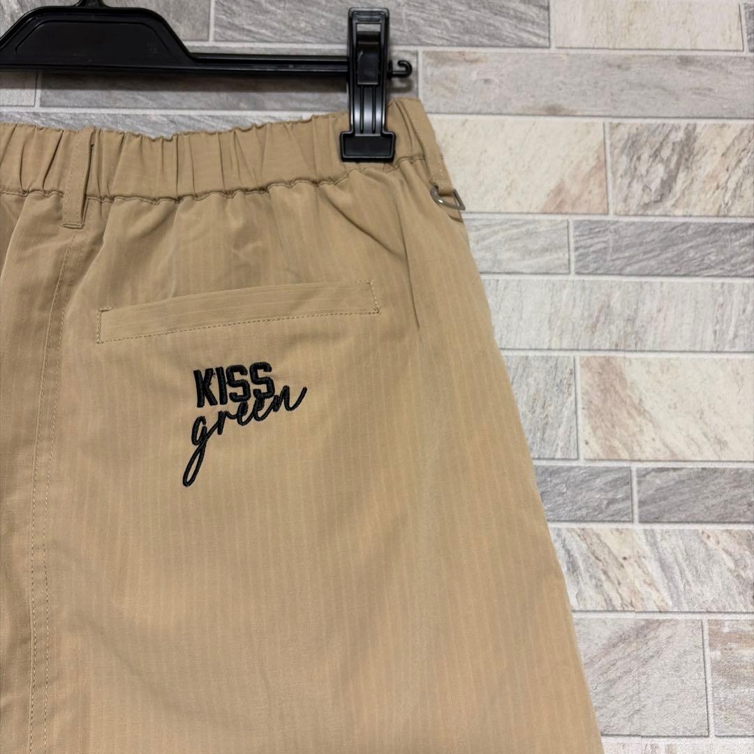 キスオンザグリーン ブルゾン スカート 上下 ロゴラインテープ ゴルフ XL