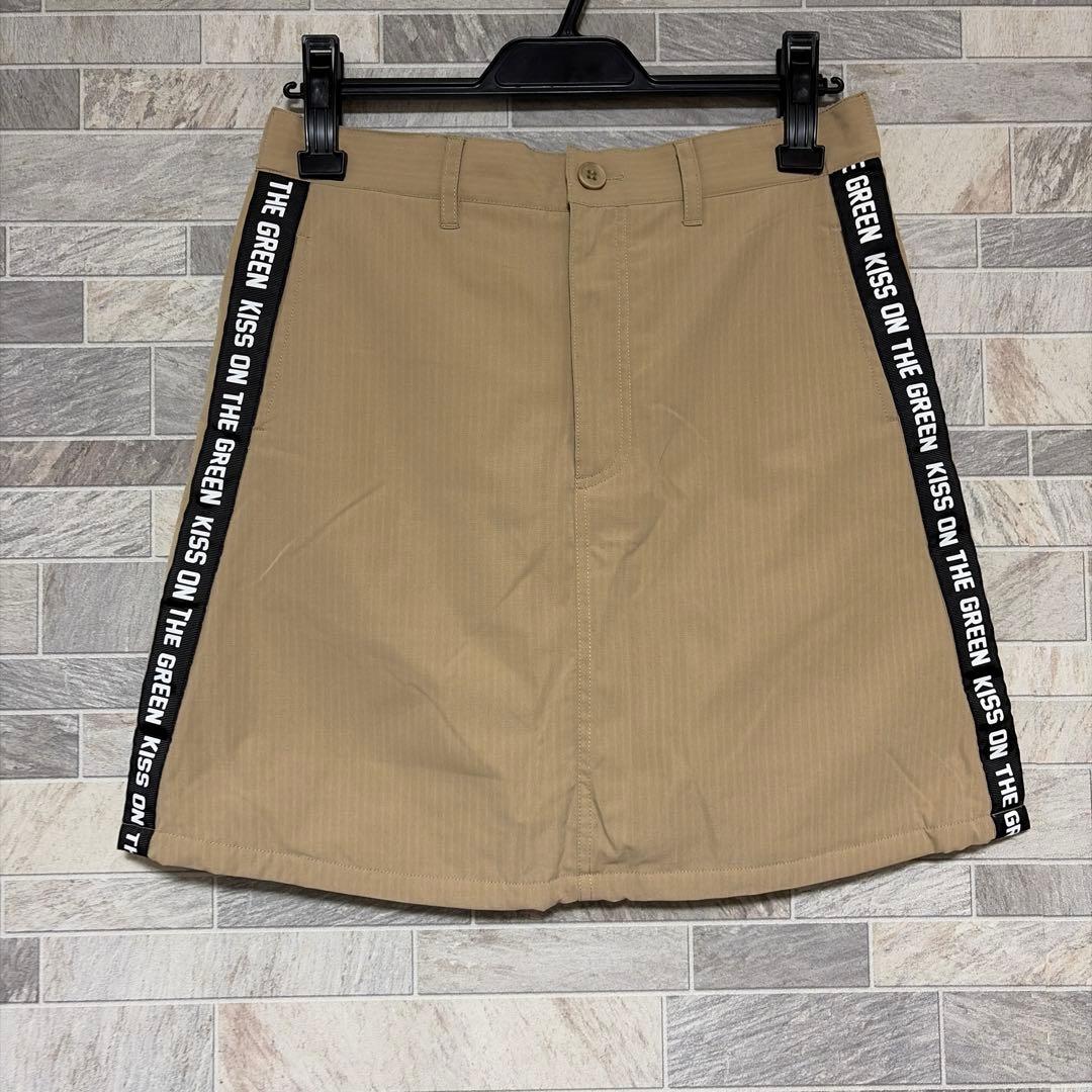 キスオンザグリーン ブルゾン スカート 上下 ロゴラインテープ ゴルフ XL