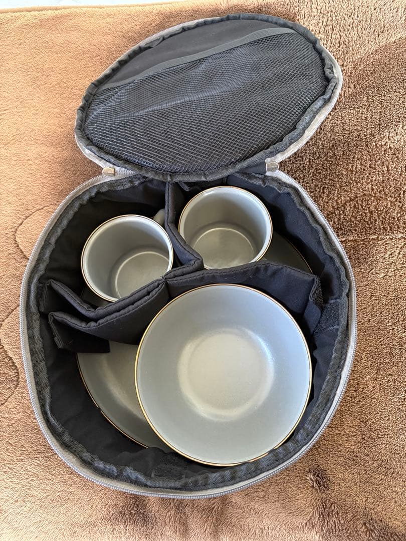 ベアボーンズ エナメル食器セット