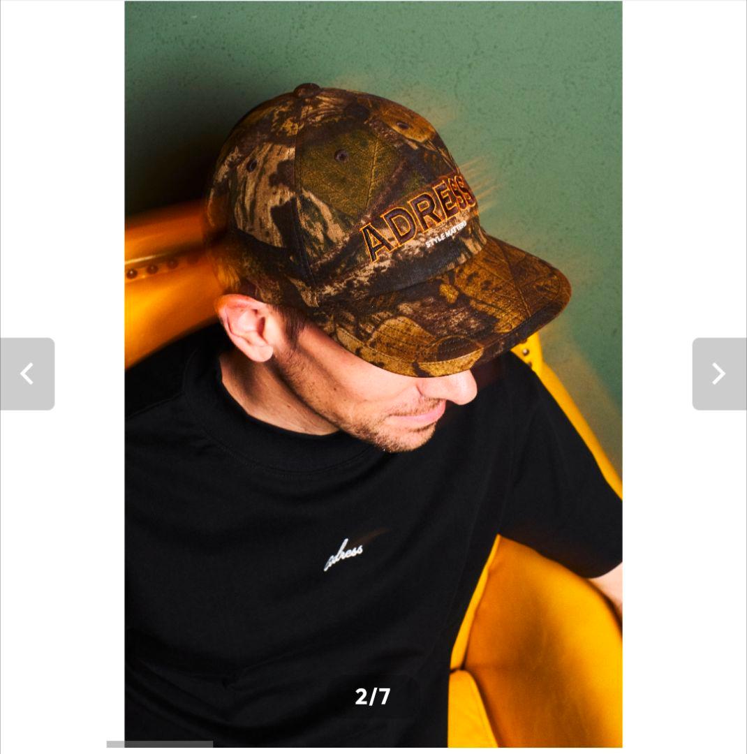メンズウェア adress PACKABLE CAP CAMO