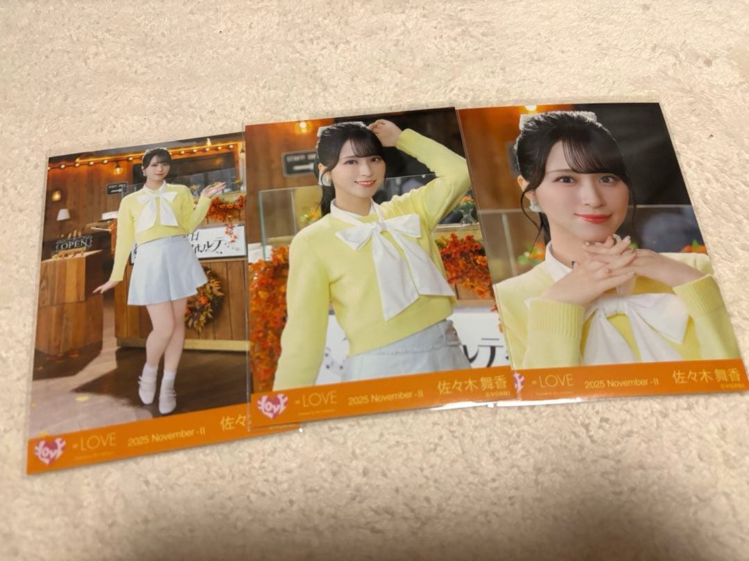 イコラブ ＝LOVE 佐々木舞香 生写真 コンプ　5セット売り