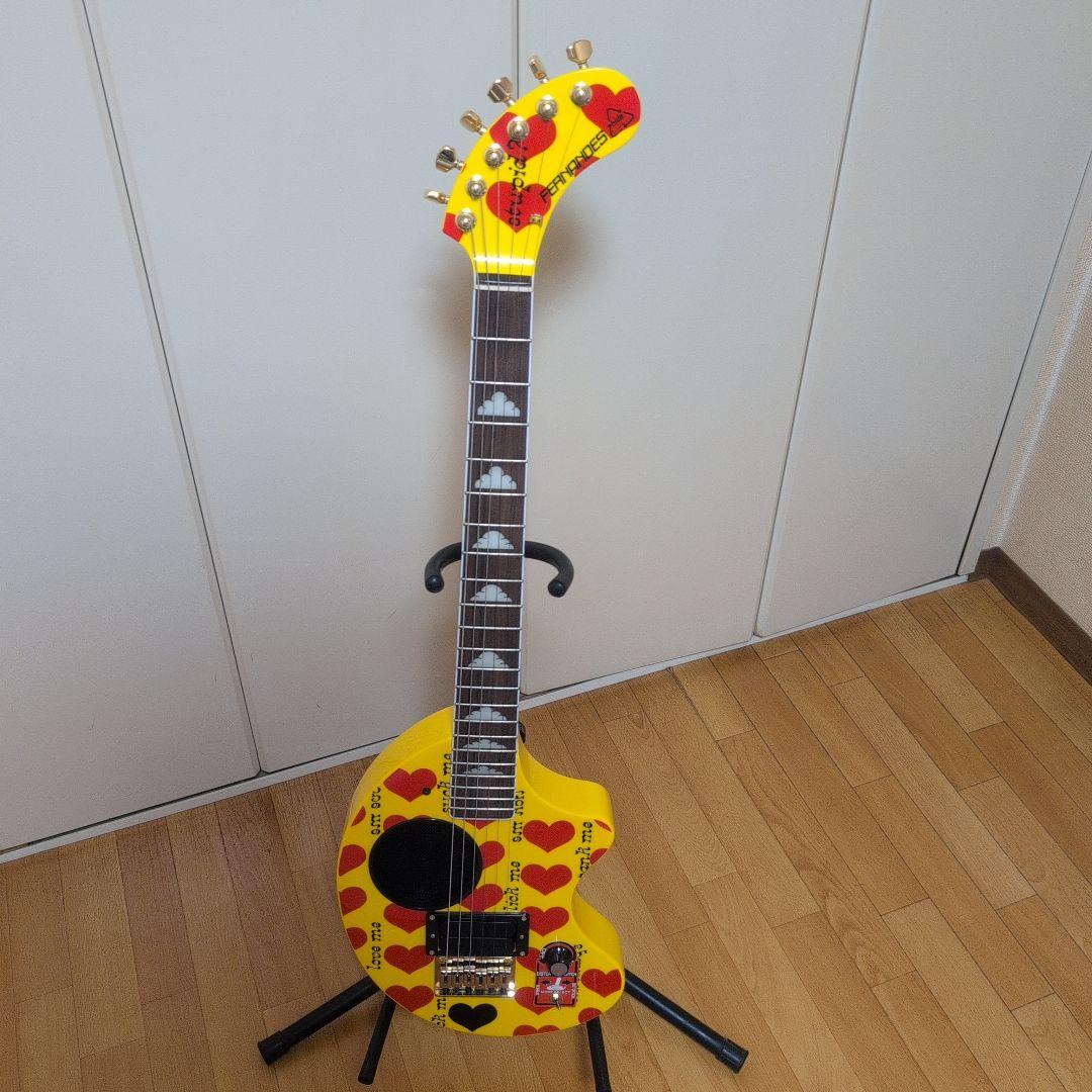 【美品】 FERNANDES フェルナンデス YELLOW HEART zo-3