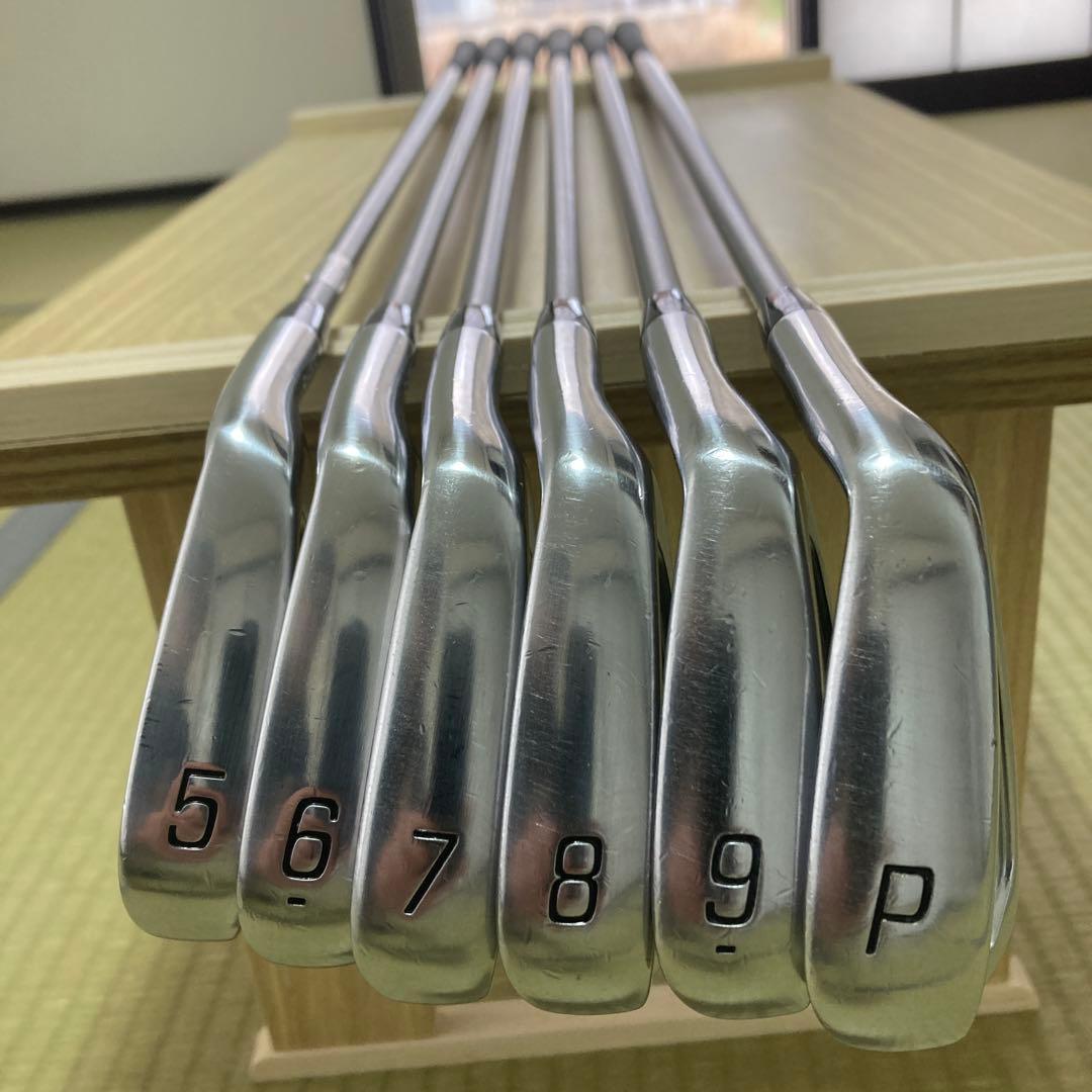 【美品】ブリヂストン 222CB+ アイアン 6本 5-PW MCI70S