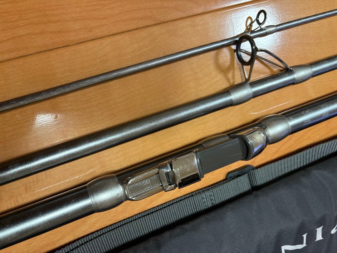 まこ 美品シマノ投げ竿 スピンパワー405CX＋