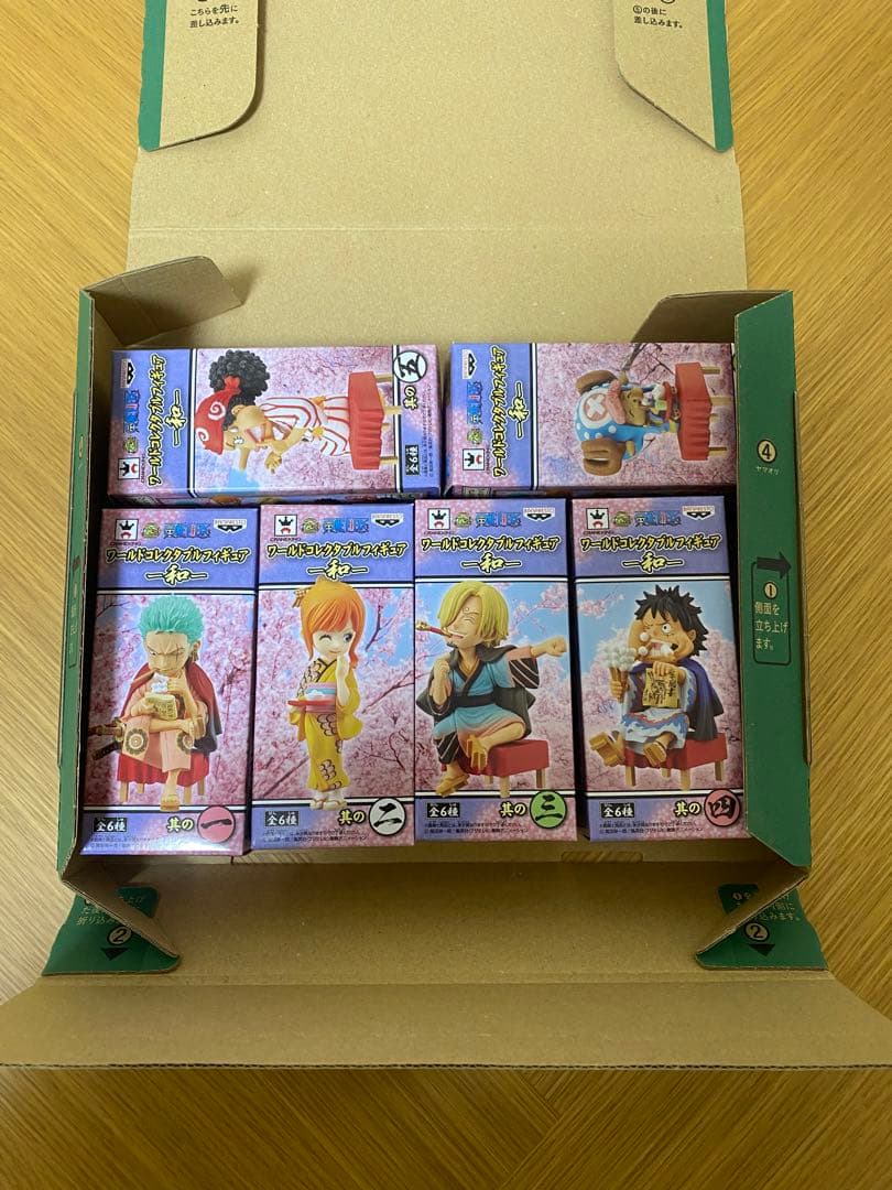 ワンピース　ワーコレ　和　6種コンプリート