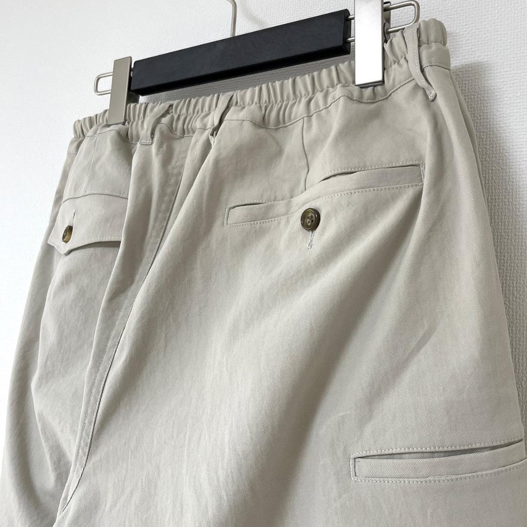 メンズウェア 8G SHOOT ONE TUCK STRETCH PANTS -IVORY-