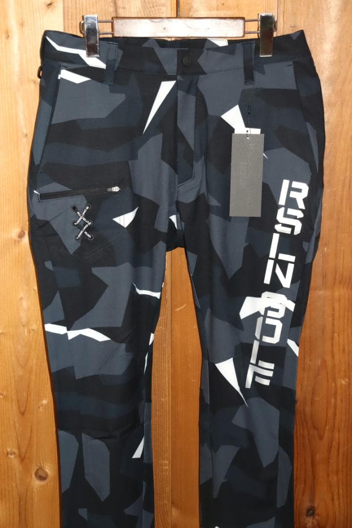 新品 ラッセルノ ゴルフ ストレッチ カモフラロングパンツ (5/L) Ⓗ