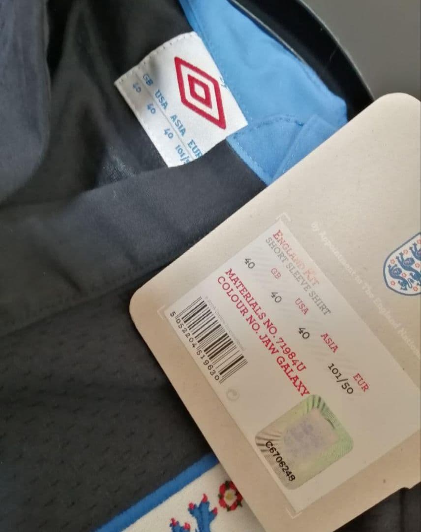 【未使用タグ付き/正規品】イングランド代表　ジェラード　ユニフォーム