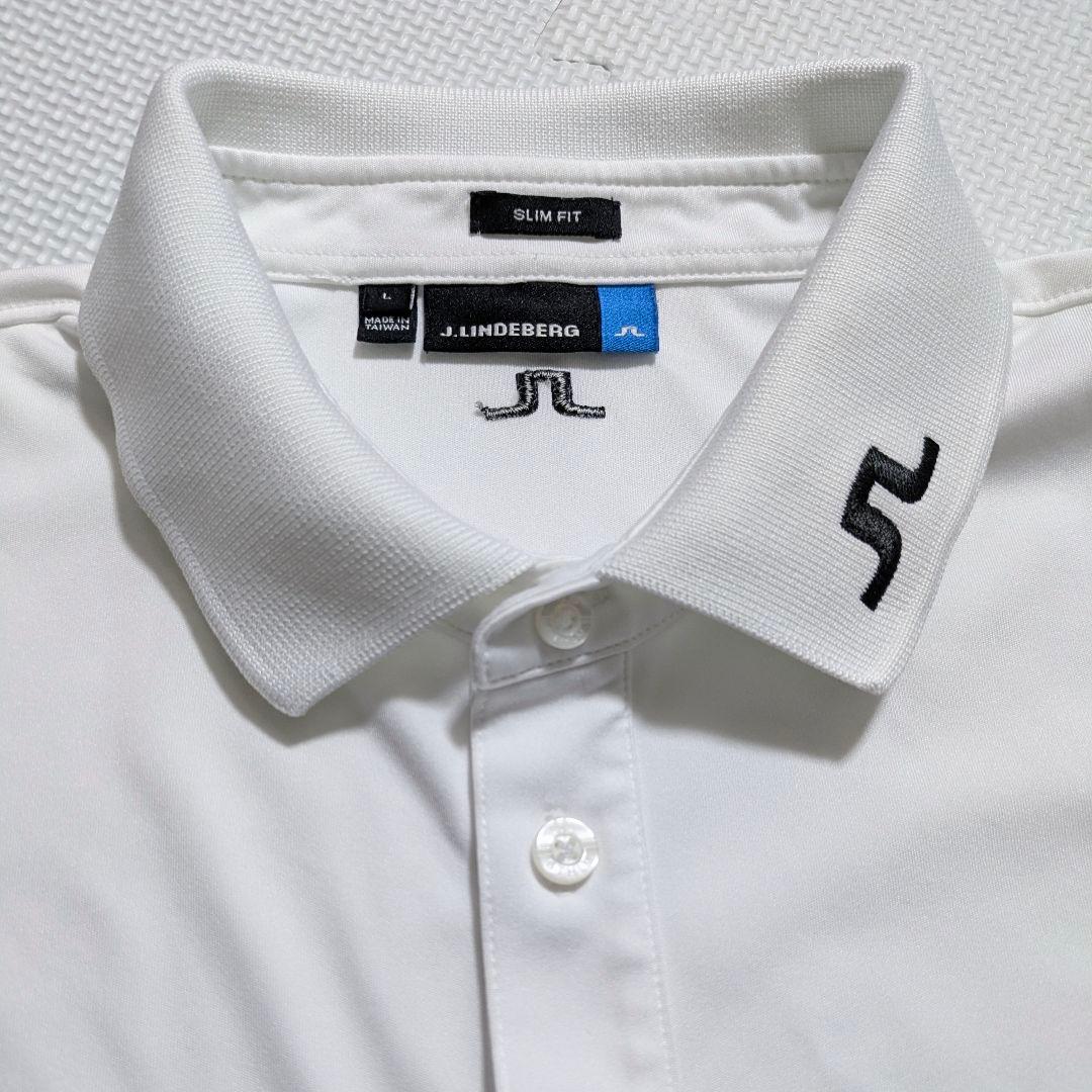 J.LINDEBERG ポロシャツ スリムフィット メンズ L
