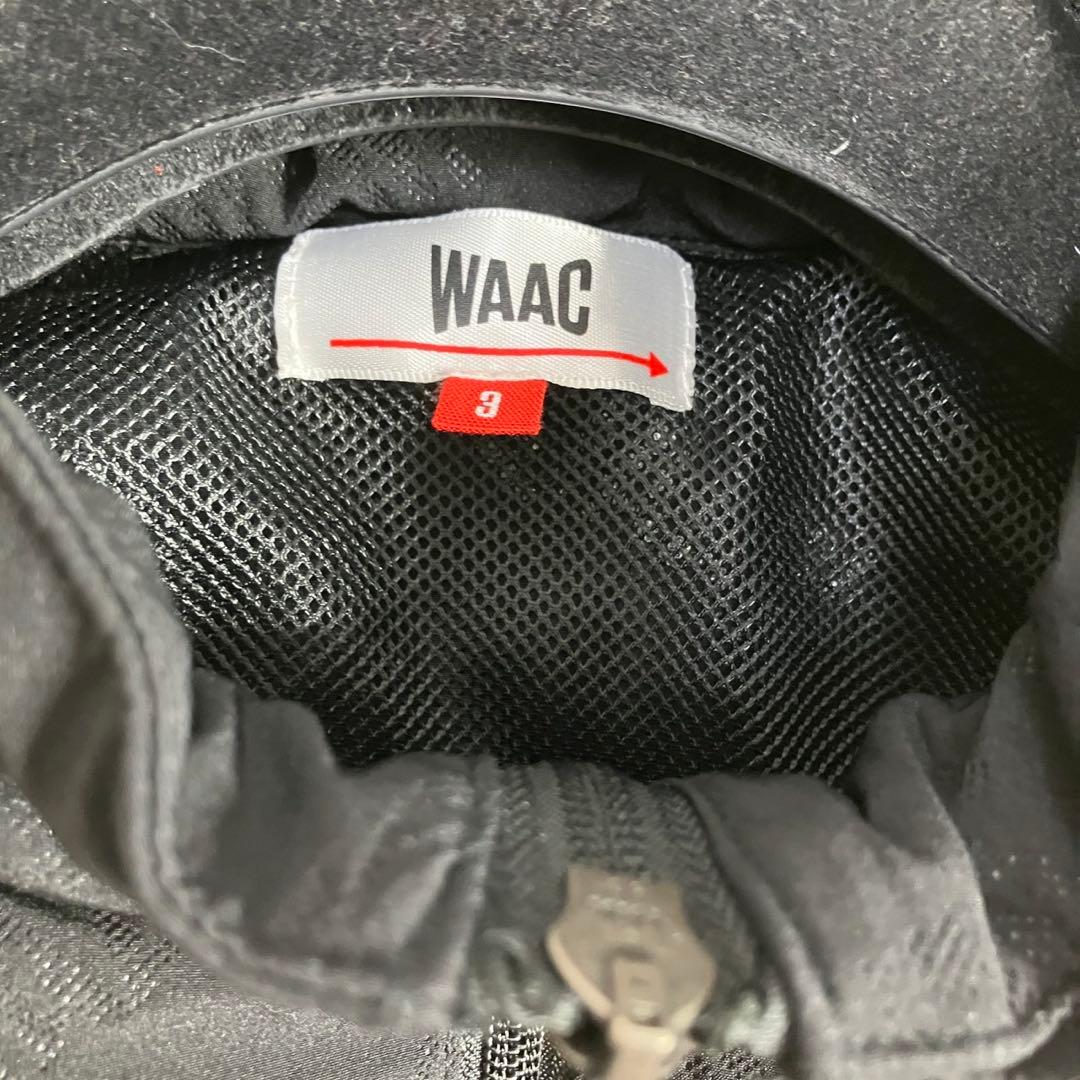美品✨WAAC ワック　WOMENS ロゴエンボス ブルゾン　フード収納　3