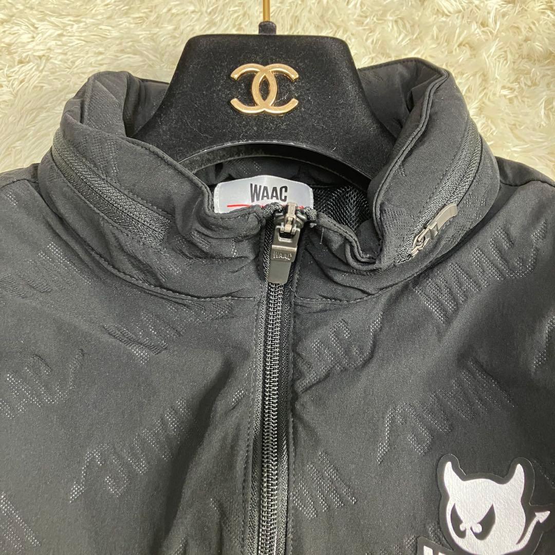 美品✨WAAC ワック　WOMENS ロゴエンボス ブルゾン　フード収納　3
