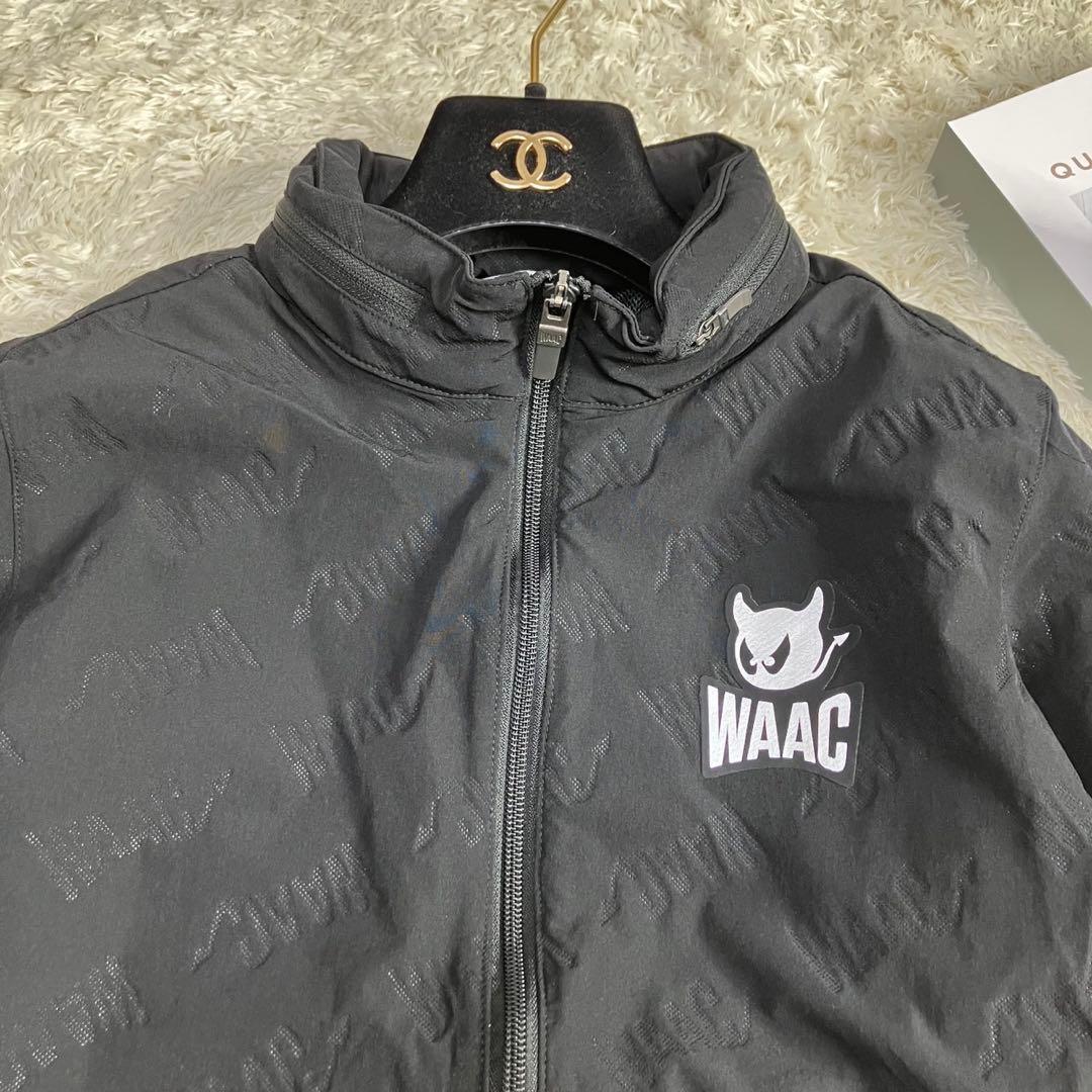 美品✨WAAC ワック　WOMENS ロゴエンボス ブルゾン　フード収納　3