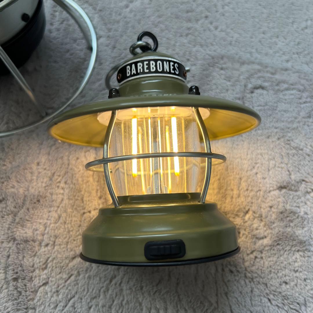 【中古美品】レイルロードLEDランタン（色：オリーブ） / ベアボーンズ