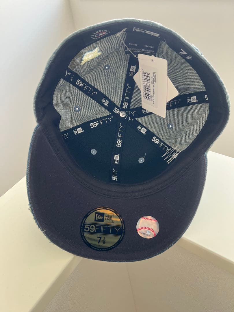 【希少】完売新品NEW ERA LA 59FIFTY デニムキャップ 7 3/8