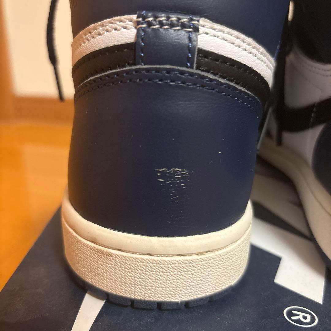 さよみNIKEエアジョーダン1ハイカット MidnightNavy