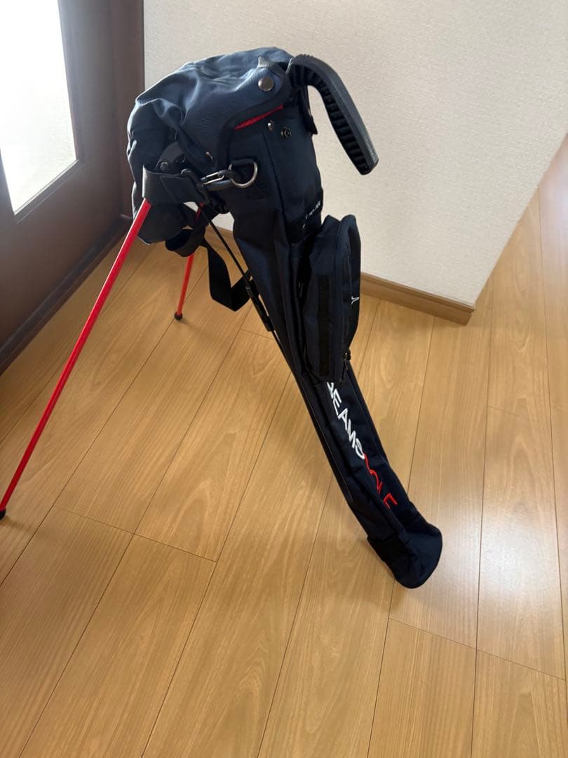 BEAMS GOLF キャディバッグ ネイビー　三脚式