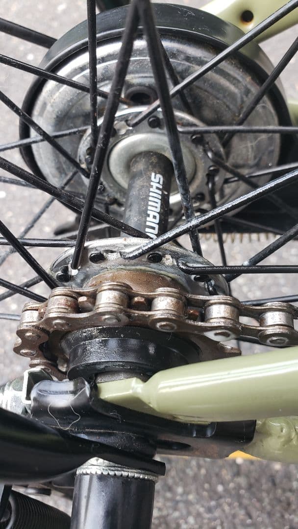 電動アシスト自転車　21technology　マットオリーブ　26インチ