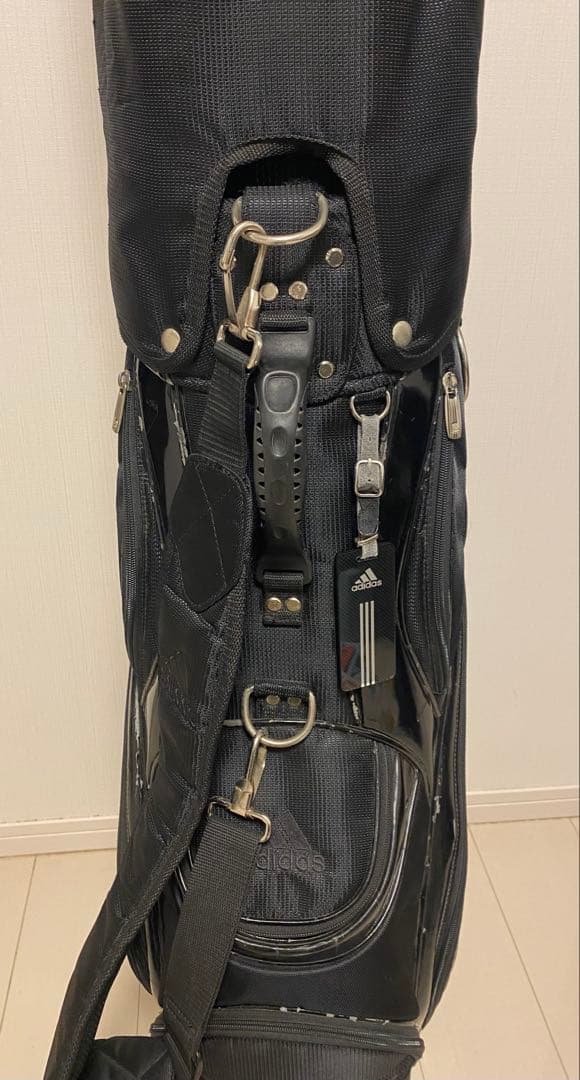 中古品【adidas/アディダス/キャディーバッグ/ブラック】９型