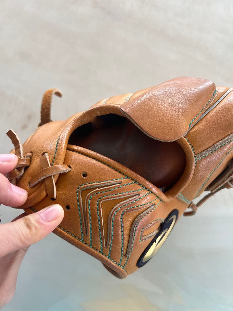オニツカタイガー 野球グローブ ブラウン