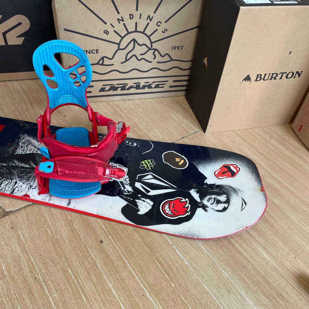 YES×BURTON　スノーボードセット　ジェフアンダーソン　バインディング付