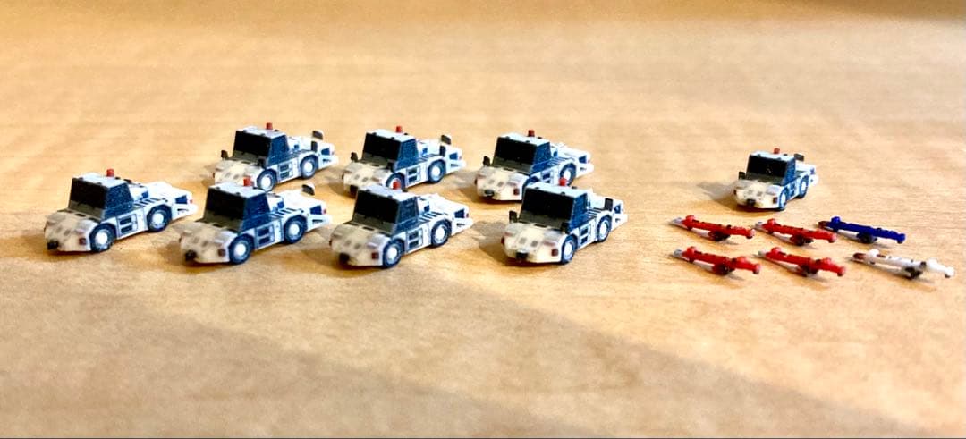 まとめ売り 1/400 空港 トーイングカー 8台 GSE 空港ジオラマ