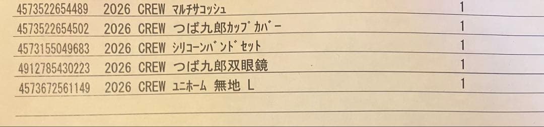 2026 CREW スワローズプラチナ記念品