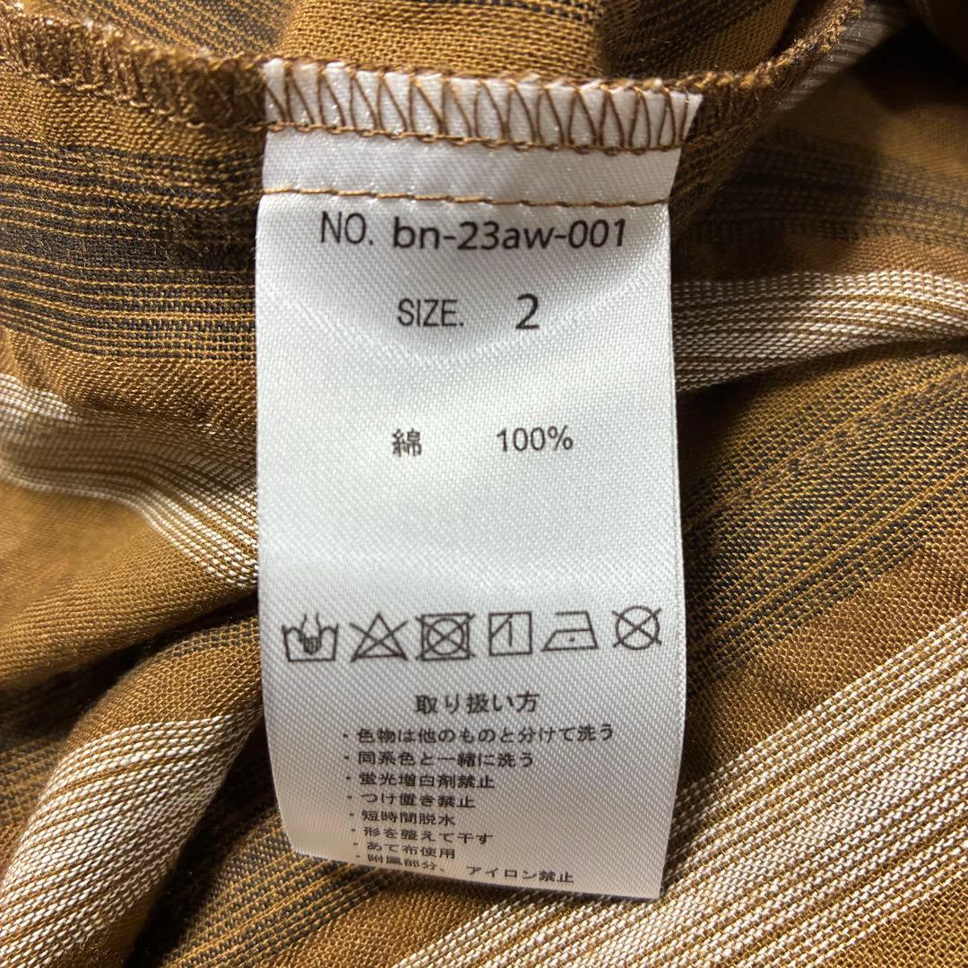 【タグ付き未使用品】Brook フィッシング ツール シャツ ブラウン